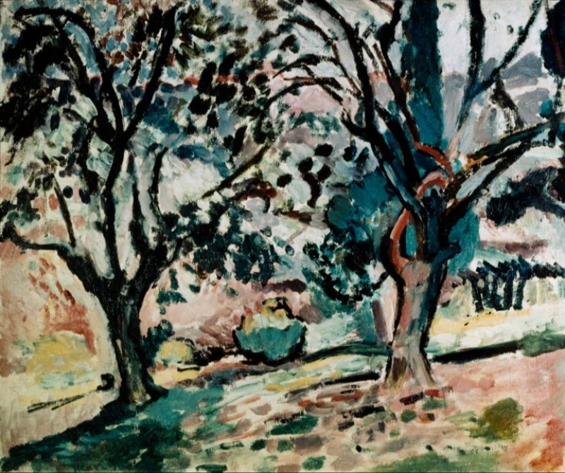 Promenade Among Olive Trees, 1905 | Matisse | Giclée Canvas Print