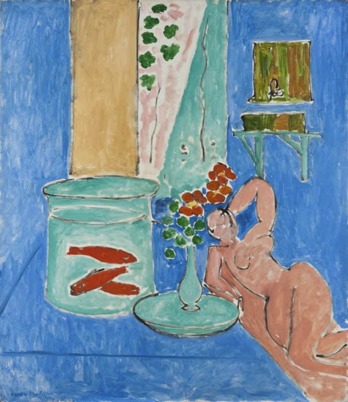 Goldfish and Sculpture, 1912 | Matisse | Giclée Canvas Print