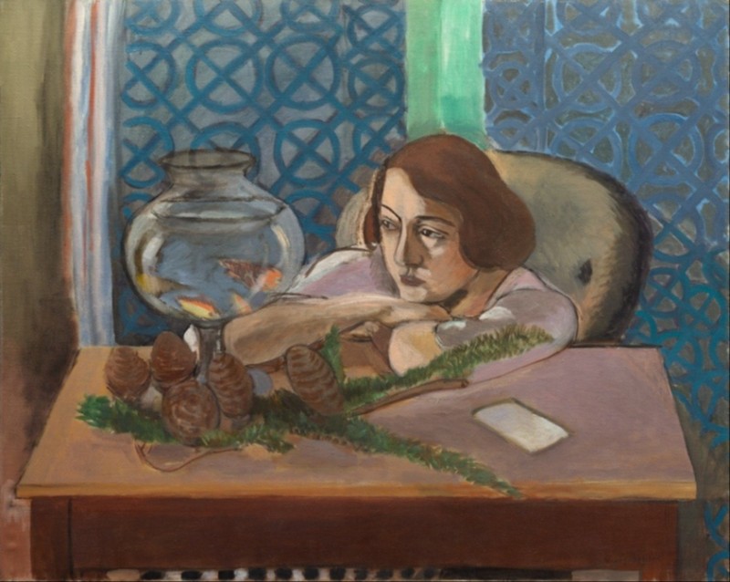 Woman Before An Aquarium, c.1921/23 | Matisse | Giclée Canvas Print