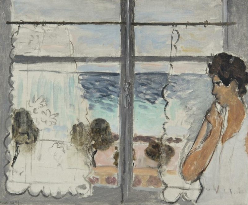 Woman at the Window (Window in Nice), 1920 | Matisse | Giclée Canvas Print