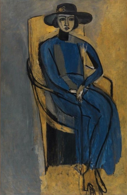 Portrait Of Greta Prozor, 1916 | Matisse | Giclée Canvas Print