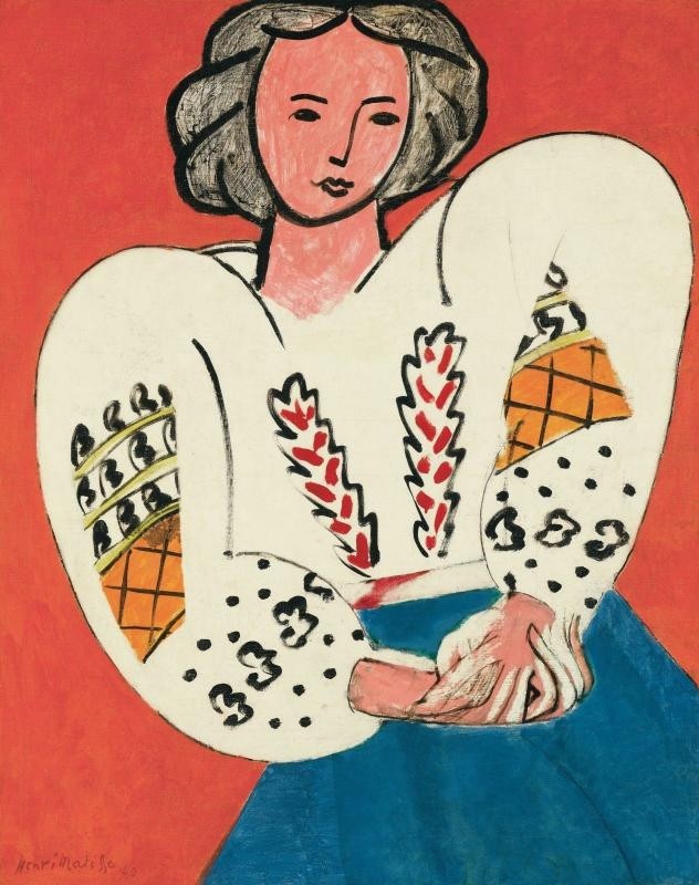 The Romanian Blouse, 1940 | Matisse | Giclée Canvas Print