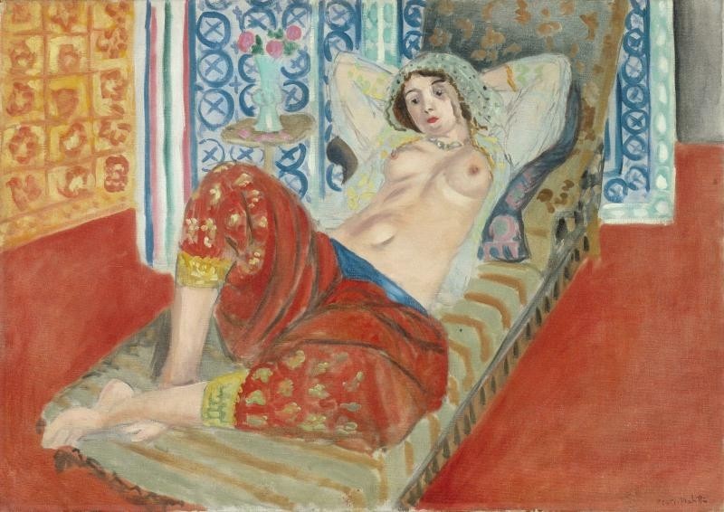 Odalisque in Red Pants, 1921 | Matisse | Giclée Canvas Print