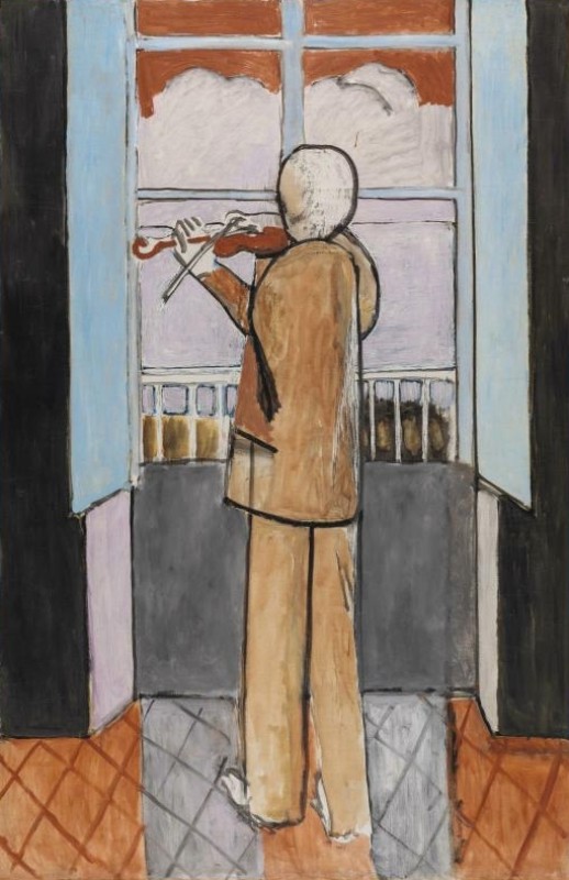 The Violinist at the Window, 1918 | Matisse | Giclée Canvas Print
