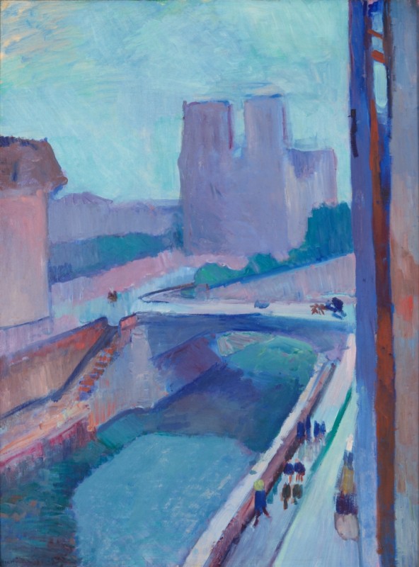 A Glimpse of Notre Dame in the Late Afternoon, 1902 | Matisse | Giclée Canvas Print