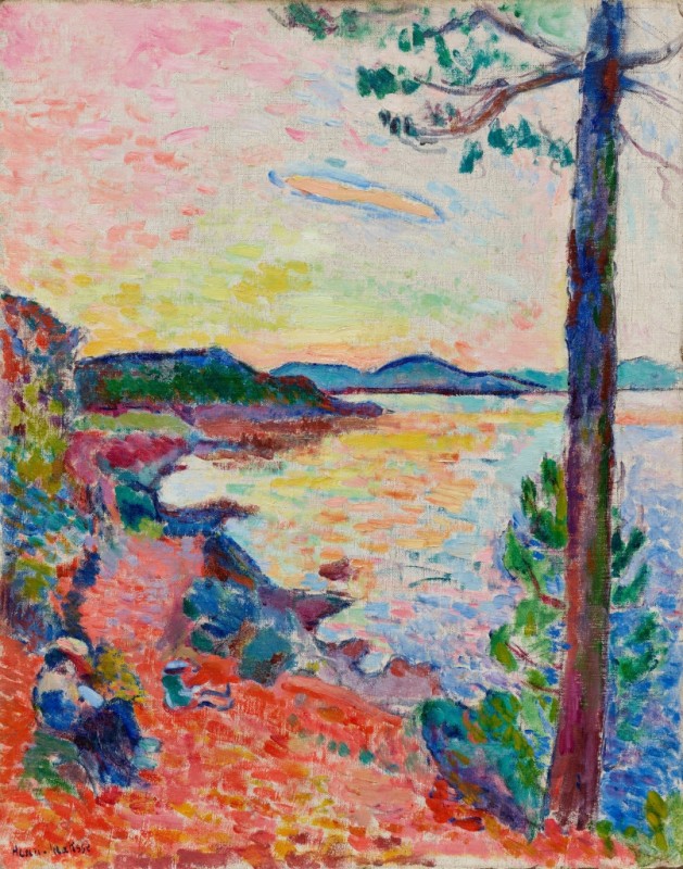 The Snack (The Gulf of Saint-Tropez), 1904 | Matisse | Giclée Canvas Print