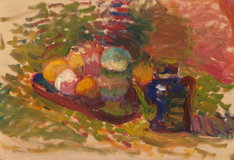 Still Life - Fruit, Sèvres Pot, 1898 | Matisse | Giclée Canvas Print