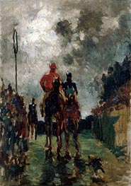 The Jockeys, 1882 von Toulouse-Lautrec | Leinwand Kunstdruck
