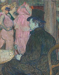 Maxime Dethomas, 1896 von Toulouse-Lautrec | Leinwand Kunstdruck