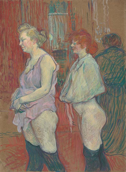 Rue des Moulins, 1894 | Toulouse-Lautrec | Giclée Canvas Print