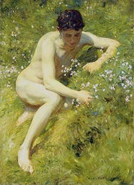 In the Meadow | Tuke | Painting Reproduction