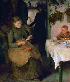 The Message, 1890 by Tuke | Canvas Print