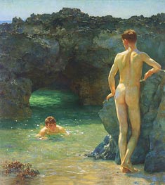 Tuke | Green Waterways, 1925 | Giclée Canvas Print