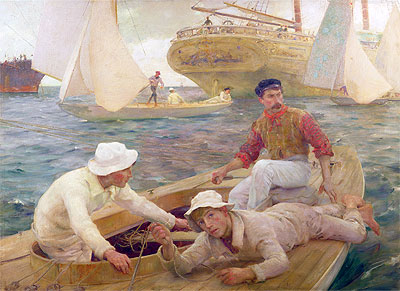 The Run Home, 1902 | Tuke