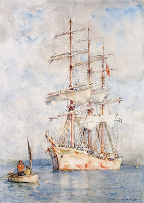 The White Ship, 1915 | Tuke | Giclée Paper Art Print