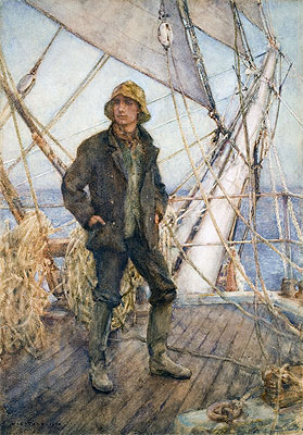 Der Ausguck (Der Wachposten), 1908 | Tuke