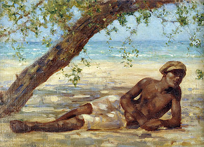Samuel unter einem Baum, Jamaika, n.d. | Tuke