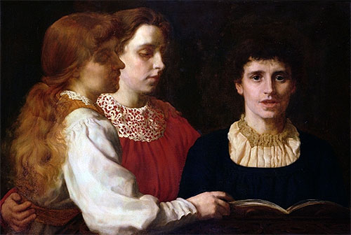 Tuke | The Misses Santley, 1880 | Giclée Canvas Print