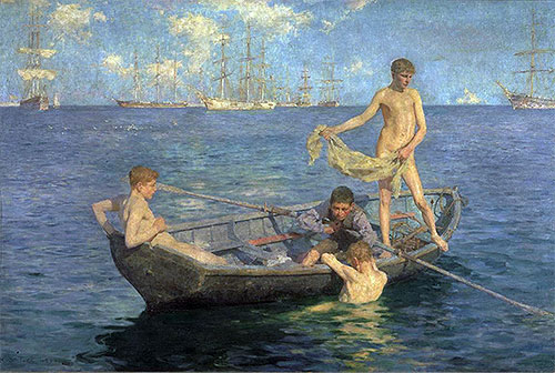 Augustblau, c.1893/94 | Tuke