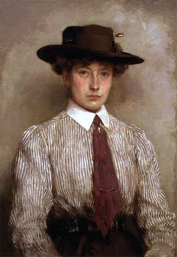 Porträt von Ida Hamilton, 1909 | Tuke