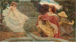 Spirit of the Fountain, 1893 by Herbert James Draper | Canvas Print