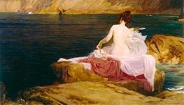 Herbert James Draper | Calypso's Isle, c.1897 | Giclée Canvas Print
