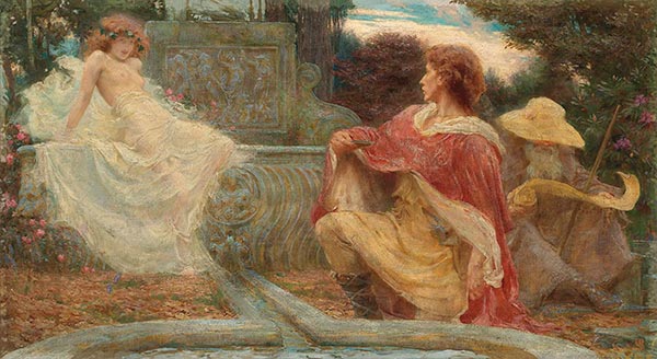 Spirit of the Fountain, 1893 | Herbert James Draper | Giclée Canvas Print