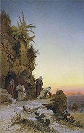 Hermann David Salomon Corrodi | The Ambush near Giza | Giclée Canvas Print