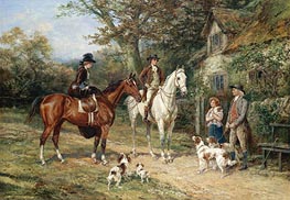 A Convivial Greeting | Heywood Hardy | Painting Reproduction