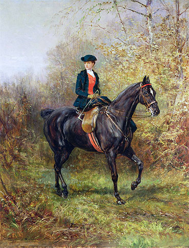 Heywood Hardy | The Morning Ride, 1891 | Giclée Canvas Print