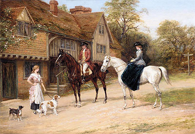The Gamekeeper's Daughter, undated | Heywood Hardy | Giclée Canvas Print