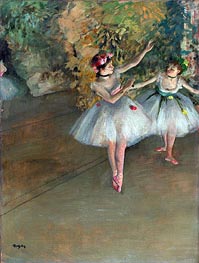 Two Dancers on a Stage | Degas | Painting Reproduction