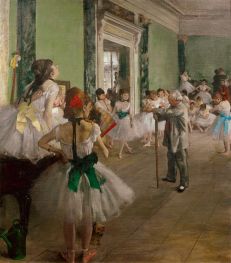 Degas | The Dance Class, c.1873/76 by | Giclée Canvas Print