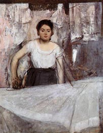 Woman Ironing (The Laundress) | Degas | Painting Reproduction