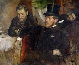 Jeantaud, Linet and Laine, 1871 von Edgar Degas | Leinwand Kunstdruck