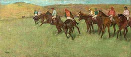 At the Races - Before the Start | Edgar Degas | Painting Reproduction
