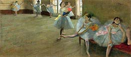 Dancers in the Classroom, c.1880 von Edgar Degas | Leinwand Kunstdruck