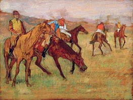 Degas | Before the Race | Giclée Canvas Print