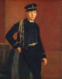 Degas | Achille De Gas in the Uniform of a Cadet | Giclée Canvas Print
