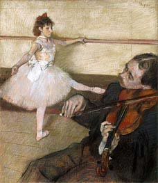 The Dance Lesson | Edgar Degas | Painting Reproduction