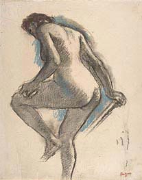 Bather Sponging Her Knee, c.1883/84 by Degas | Paper Art Print