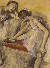 Dancers in Repose, c.1898 by Degas | Paper Art Print