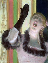 Degas | Cafe singer | Giclée Canvas Print