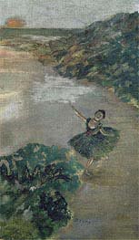 Degas | Dancer on stage, c.1879 | Giclée Canvas Print