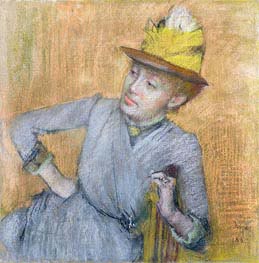 Sitzende Frau | Degas | Gemälde Reproduktion