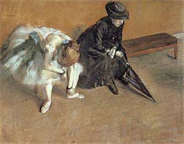 Warten | Edgar Degas | Gemälde Reproduktion