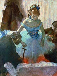 Ballerina in der Umkleide | Edgar Degas | Gemälde Reproduktion