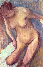 Degas | Woman Drying Herself | Giclée Paper Print