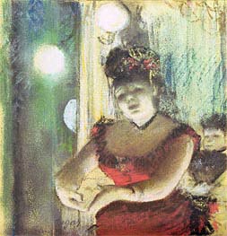 Cafe-Concert Singer | Degas | Painting Reproduction