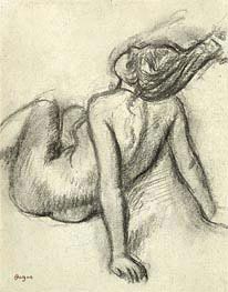 Degas | Woman Having Her Hair Styled , undated | Giclée Paper Art Print